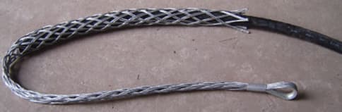 Smooth wire mesh grips _ Hoisting grip